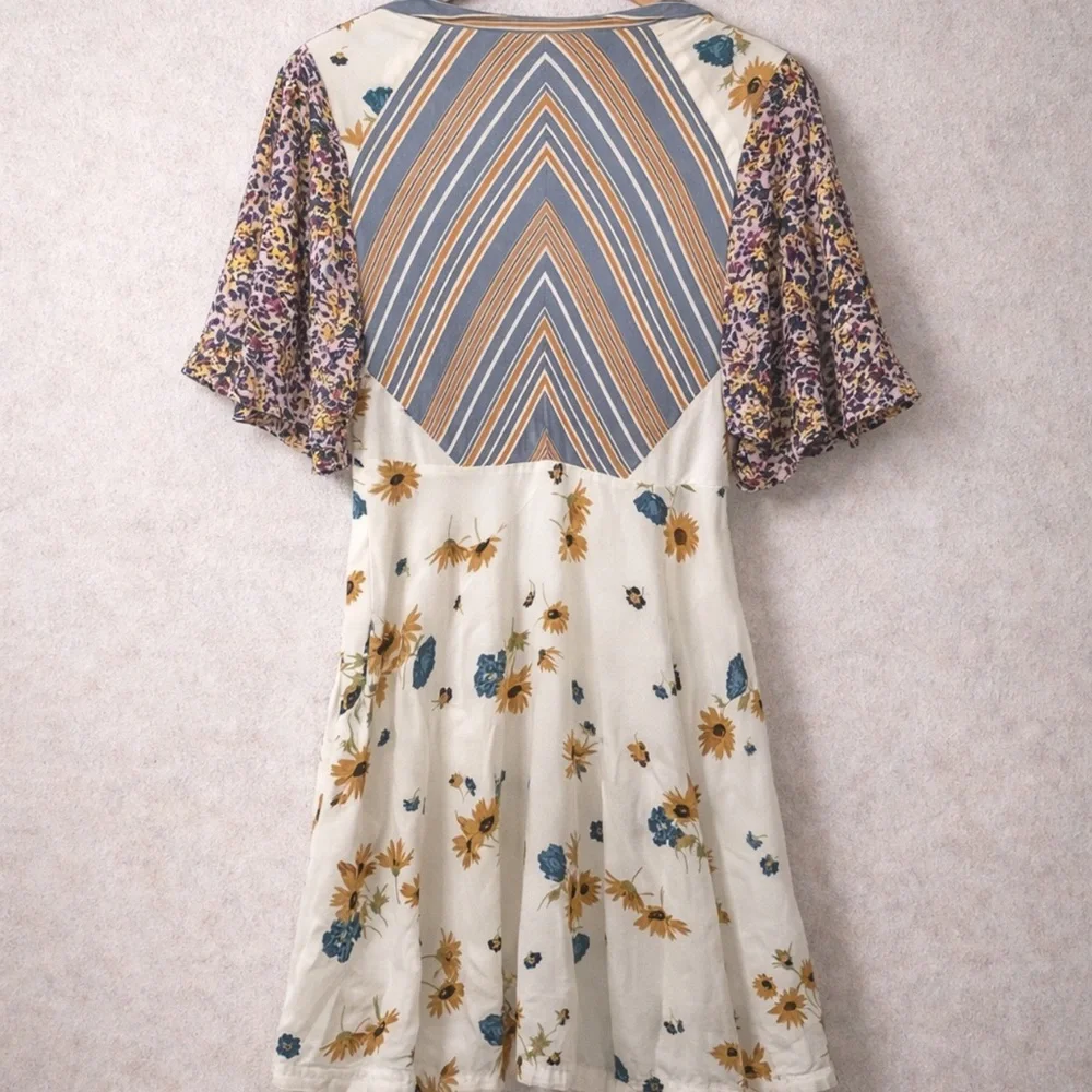 Free People Mix It Up Floral Mini Dress - Picture 3 of 3